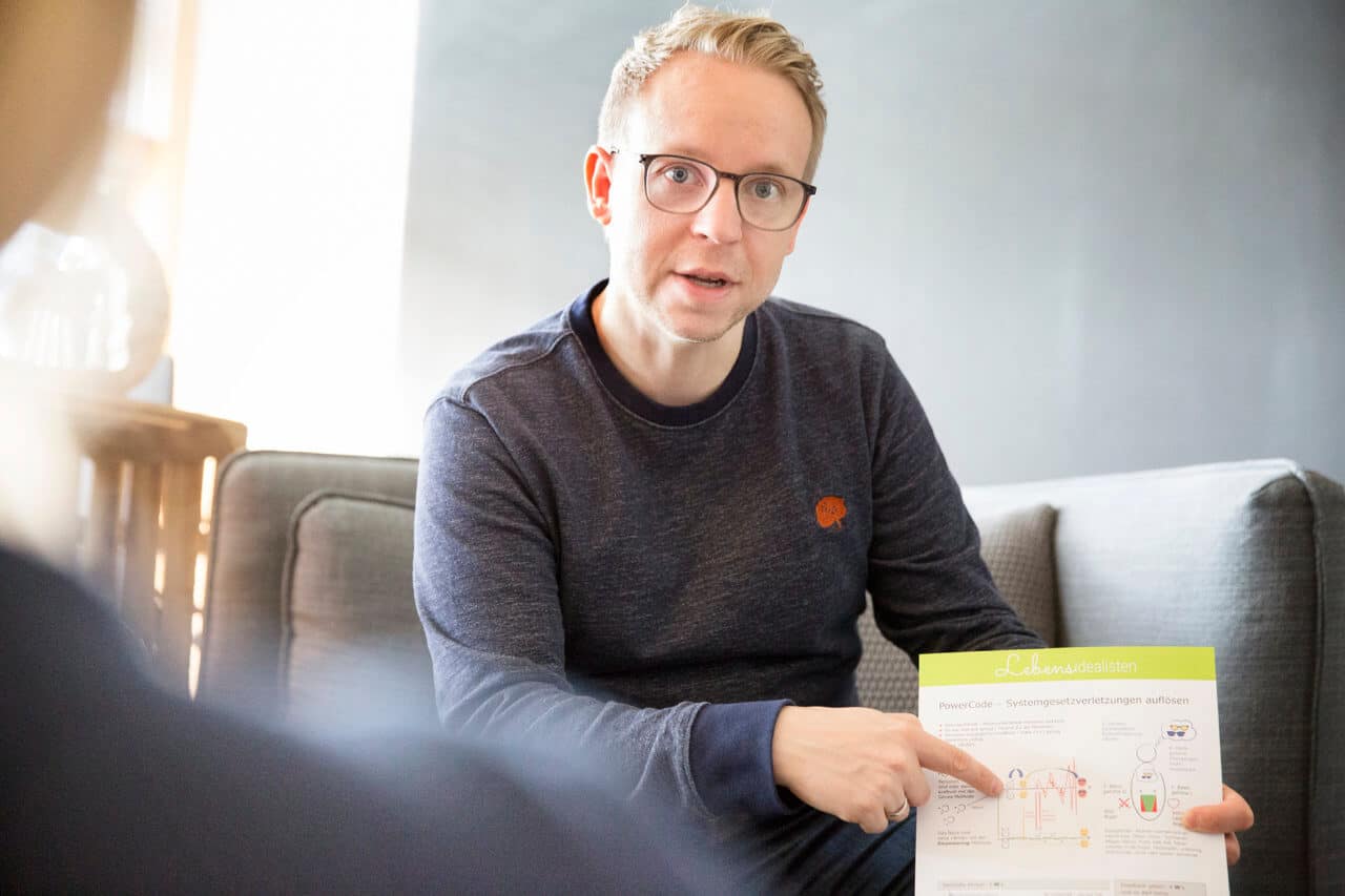 Florian bei einem Einzelcoaching.
