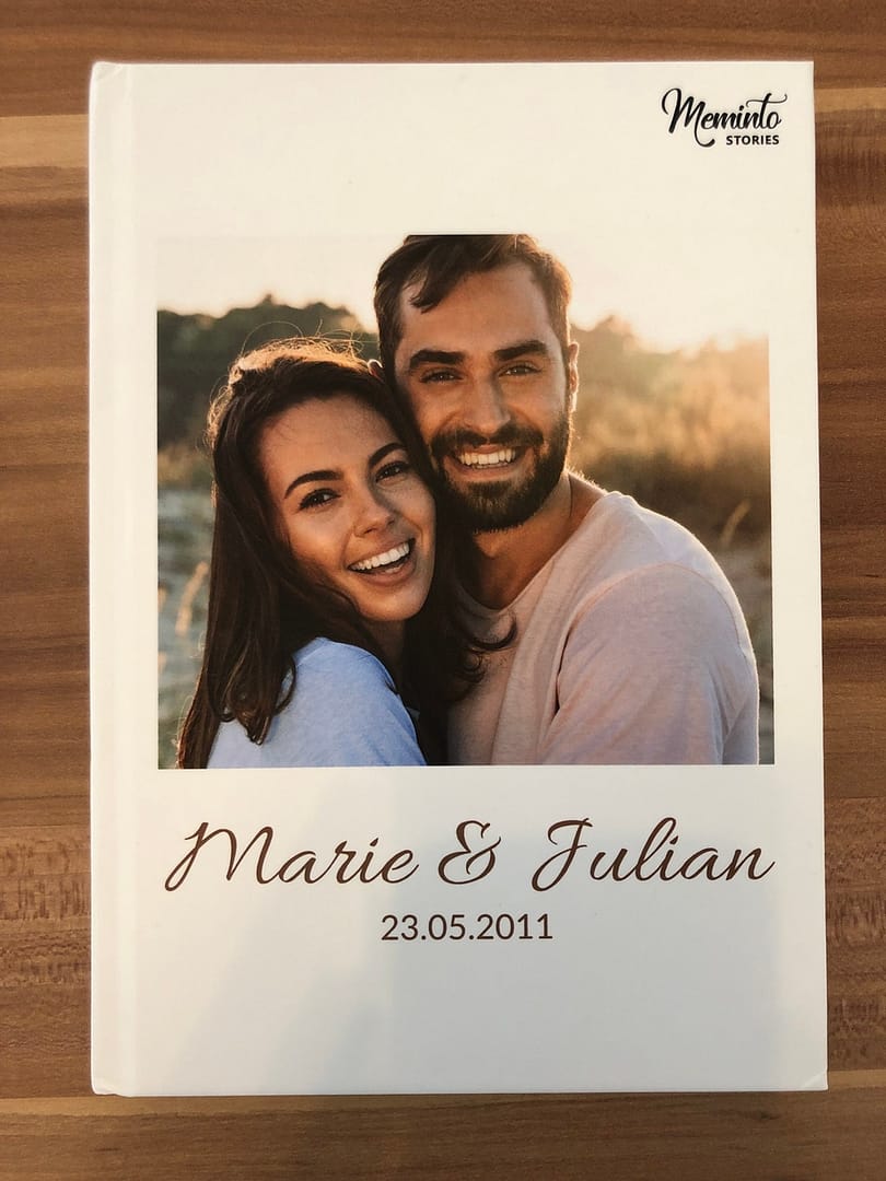 personalisiertes beziehungsbuch von meminto